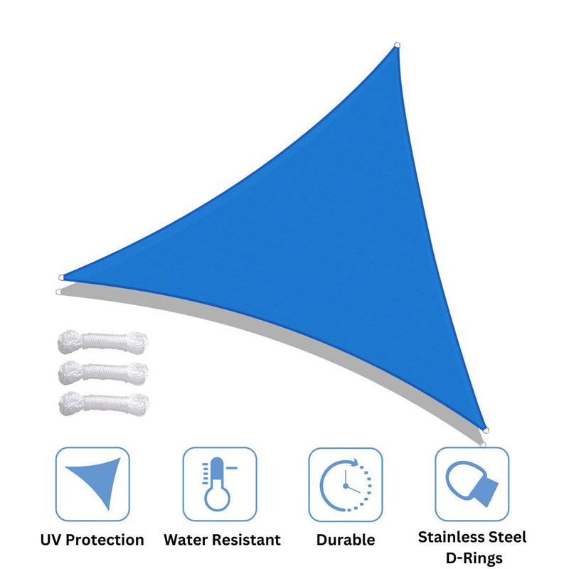 Equilateral Triangle Outdoor Sun Sail Shade Canopy
