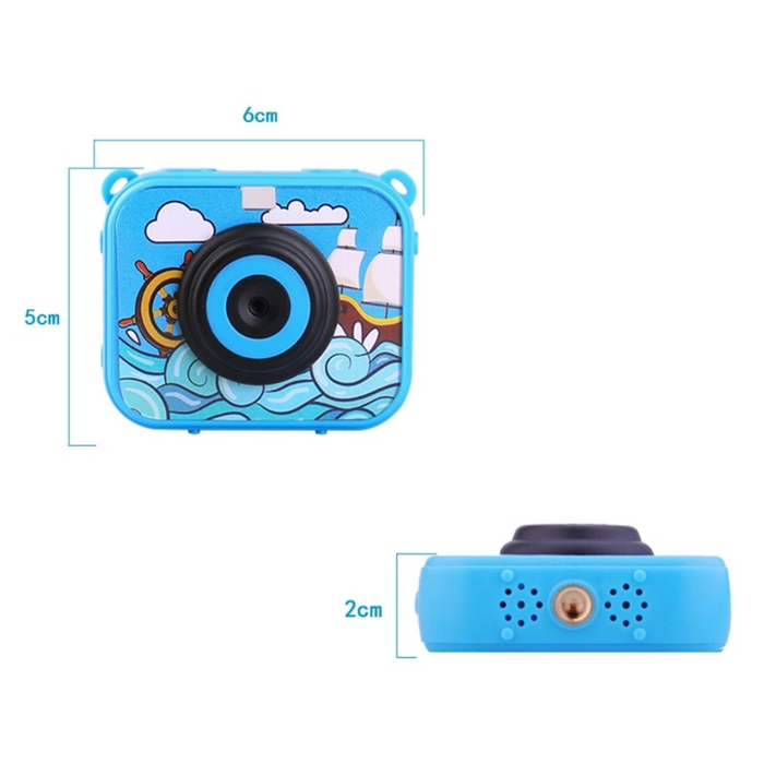 USB Rechargeable 180° Rotation 1080P HD Kids Action Camera