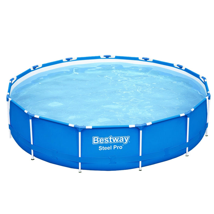 Bestway Steel Pro Circular Above Ground Swimming Pool with Pool Filter - 3.69M