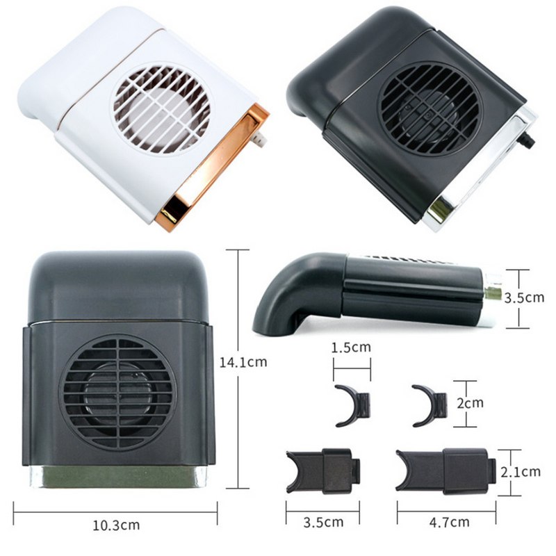 USB Powered 3 Wind Speed Universal Car Back Seat Fan