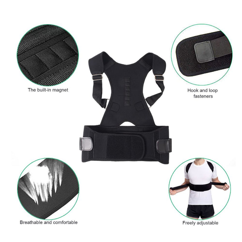 Adjustable Back Posture Support Brace