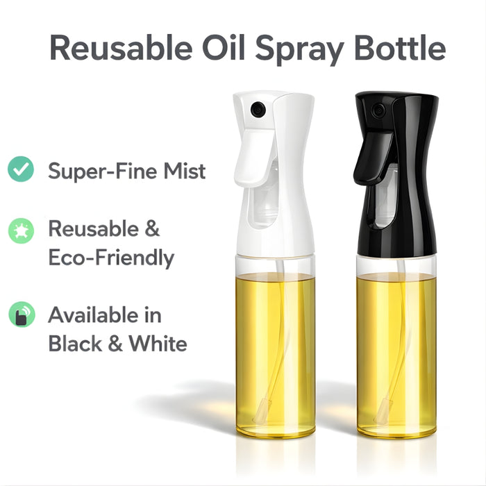 200/300/500ml Oil Spray Bottle Kitchen Oil Mister for BBQ