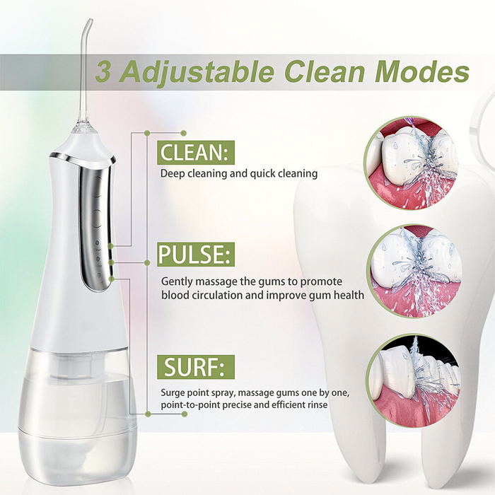 USB Rechargeable Professional Cordless Water Oral Flosser
