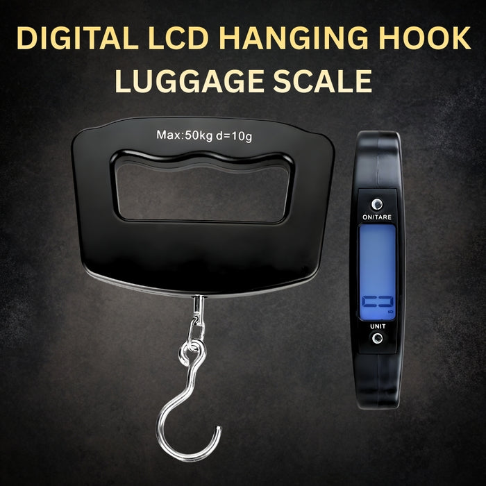 Portable Digital LCD Hanging Hook Luggage Scale