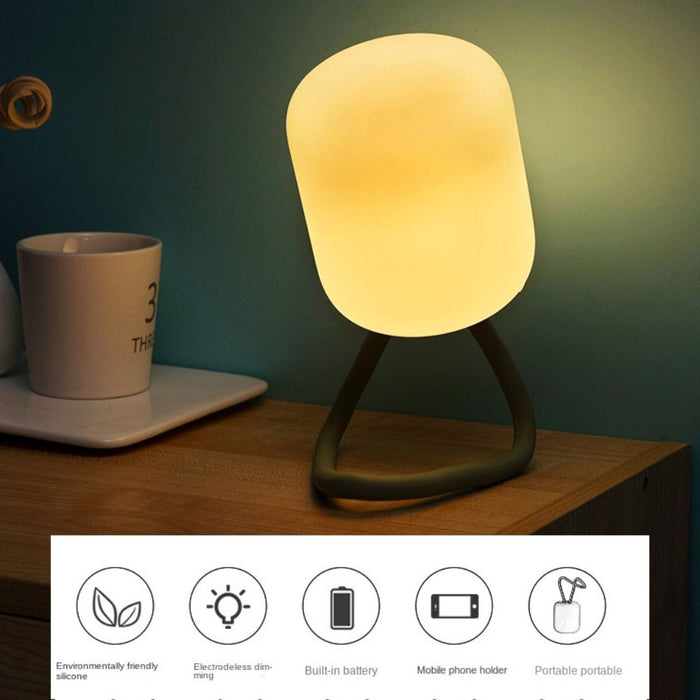 USB Rechargeable Minimalistic Silicone LED Table Lamp