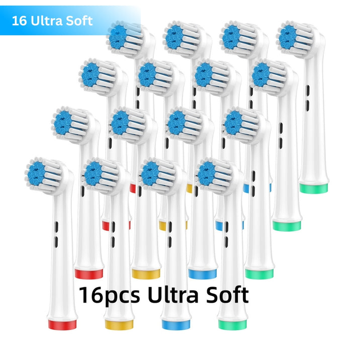 Electric Toothbrush Replacement Head Nozzle Packs for Oral B