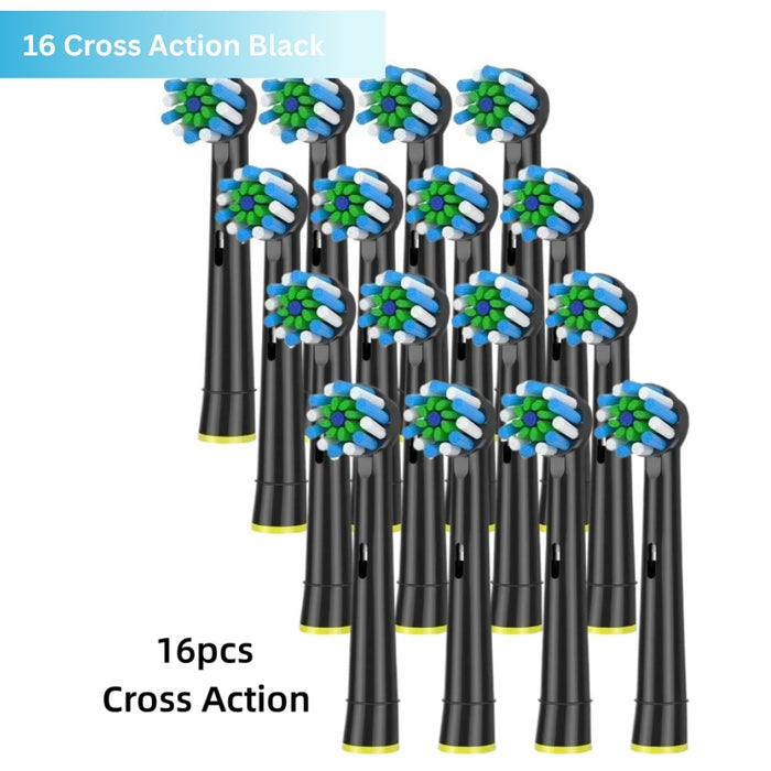 Electric Toothbrush Replacement Head Nozzle Packs for Oral B