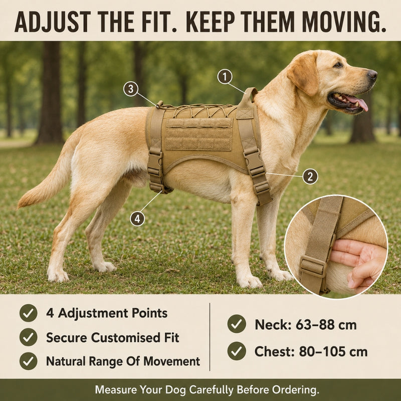 TactiPaw Adjustable Dog Harness