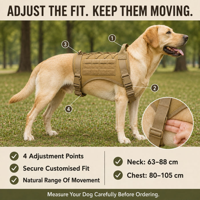 TactiPaw Adjustable Dog Harness
