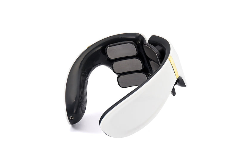 USB Rechargeable 6 Heads Electric Pulse Heating Neck Massager
