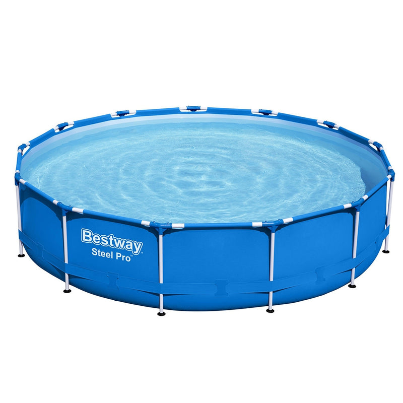 Bestway Steel Pro Circular Above Ground Swimming Pool with Pool Filter - 3.69M