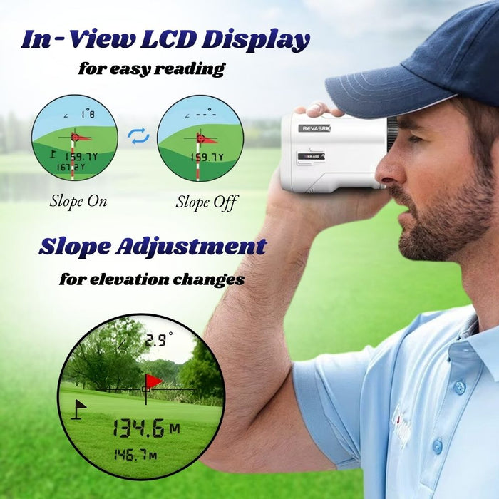 Rechargeable High-Precision Golf Laser Rangefinder 5–1000m