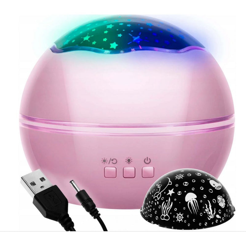 LED Night Light Galaxy Projector Star Lamp - USB Powered