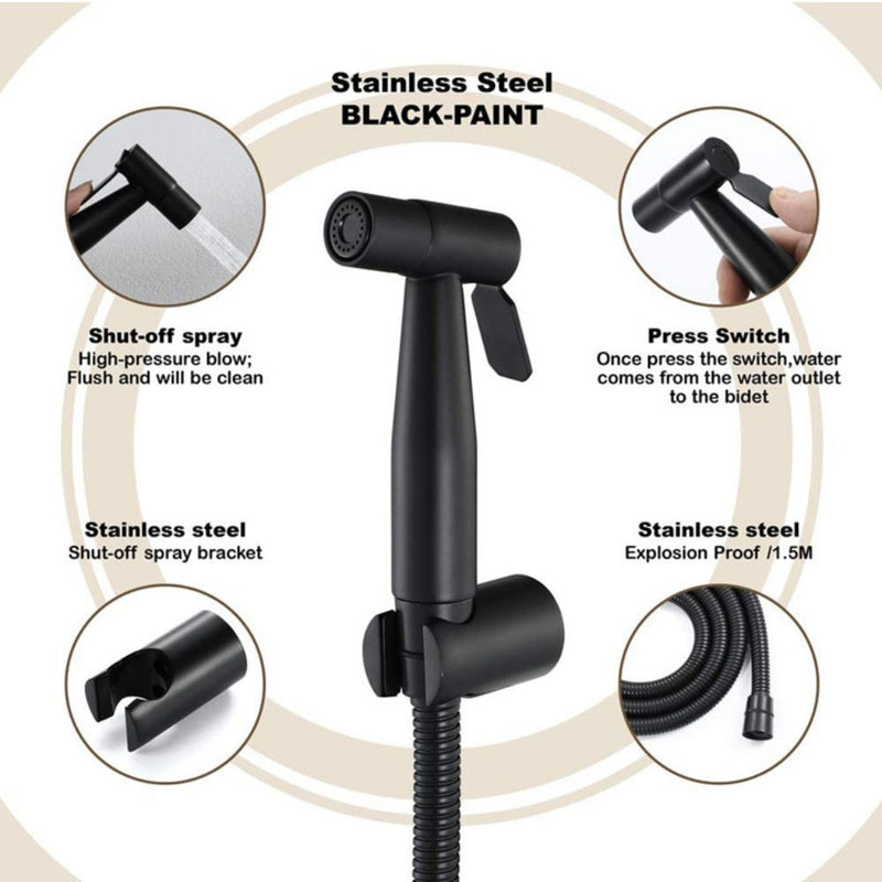 Stainless Steel Toilet Sprayer Handheld Bathroom Bidet