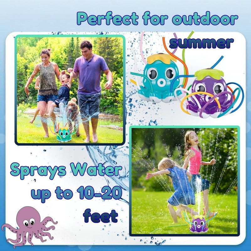 Outdoor Water Play Spray Sprinkler for Kids and Toddlers