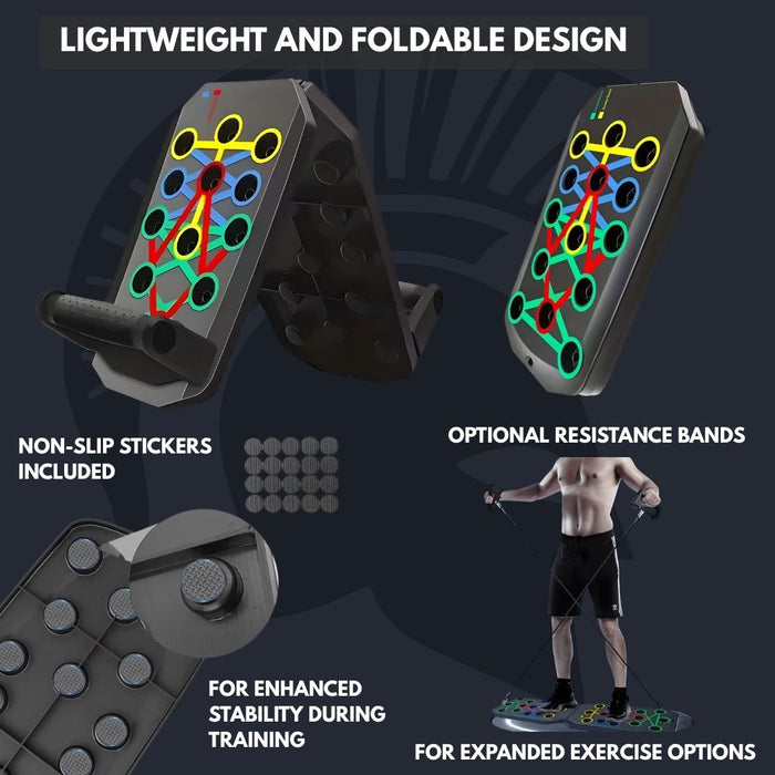 Foldable Push up Board Set for Full Body Fitness