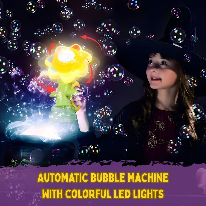 Automatic Sunflower Bubble Machine