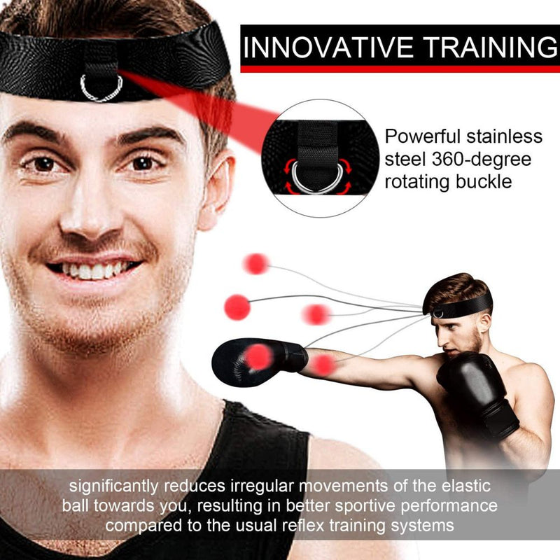 Boxing Reflex Ball Portable Training and Fitness Exercise Equipment