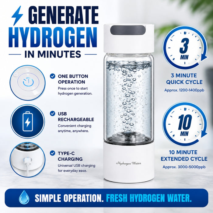 Hydrogen Water Generator Bottle 380mL