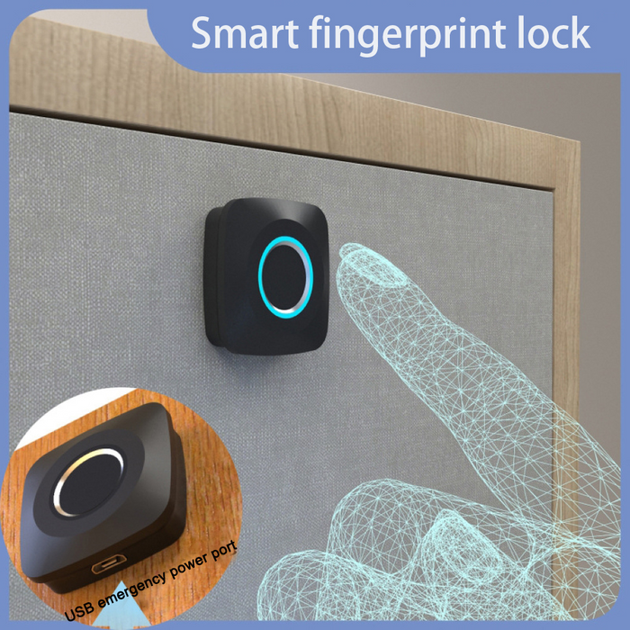 Battery Operated Smart Fingerprint Keyless Drawer Locks