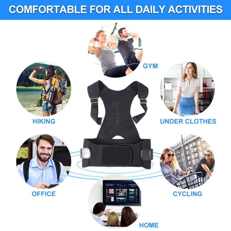 Adjustable Back Posture Support Brace