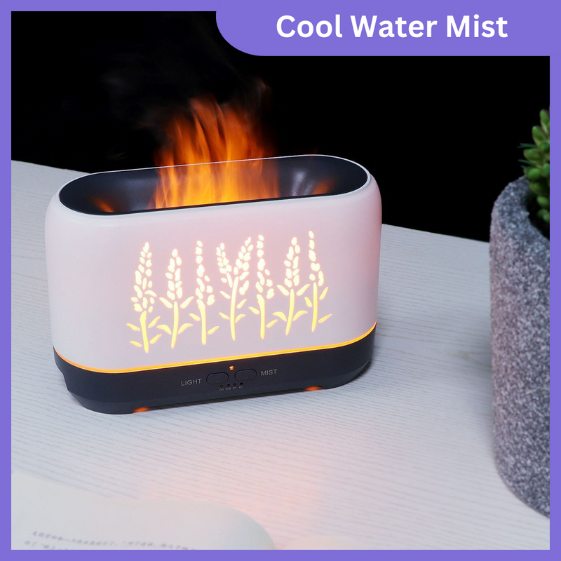 USB Powered 200ml Capacity Flame Simulation Air Humidifier