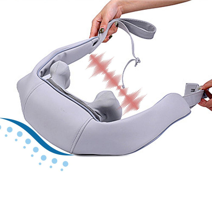 6D Adjustable Electric Neck and Shoulder Massager - USB Rechargeable