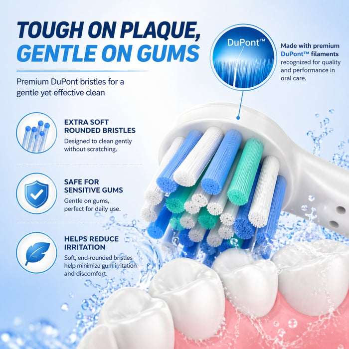 Electric Toothbrush Replacement Head Nozzle Packs for Oral B