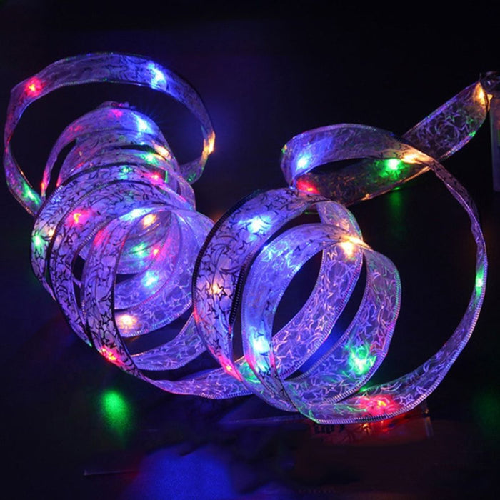 4m 40LEDs Christmas Tree Decoration LED Ribbon String Light - Multi-Color
