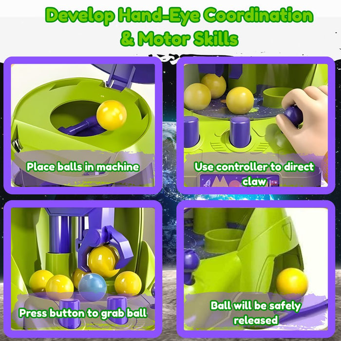 Space Rocket Mini Claw Machine
