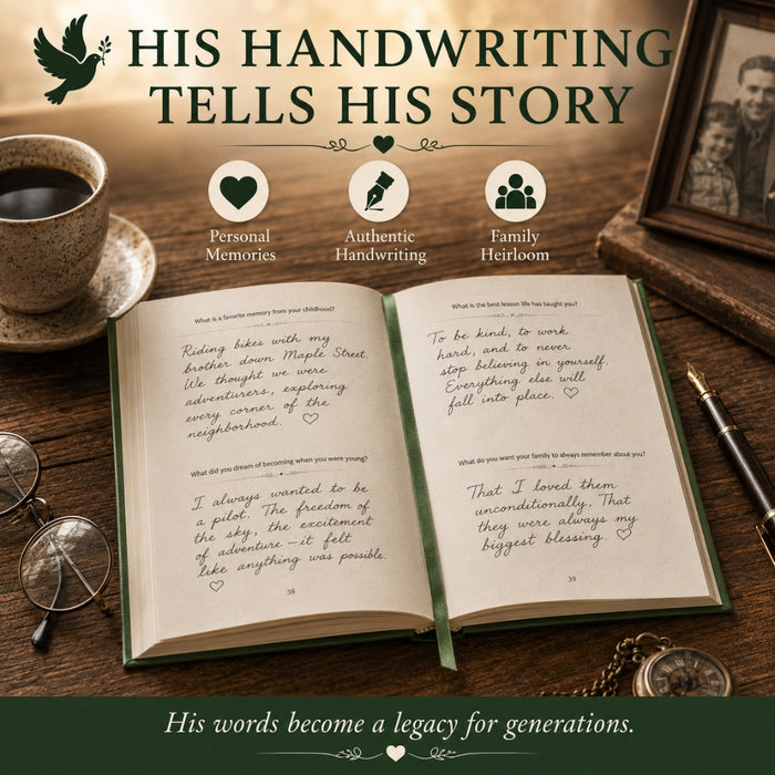 Grandpa - I Want To Have Your Story Memoir Journal Book