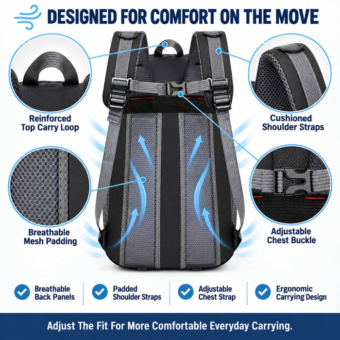 Large Capacity 40L Outdoor Travel Hiking Backpack Bag