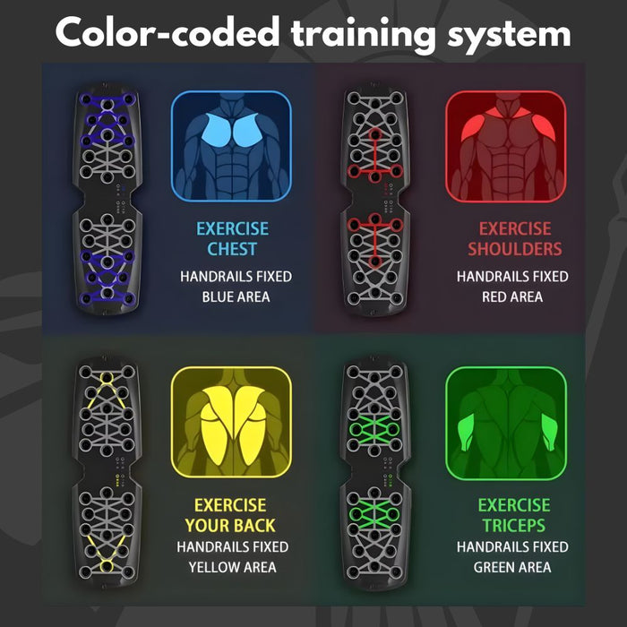 Foldable Push up Board Set for Full Body Fitness