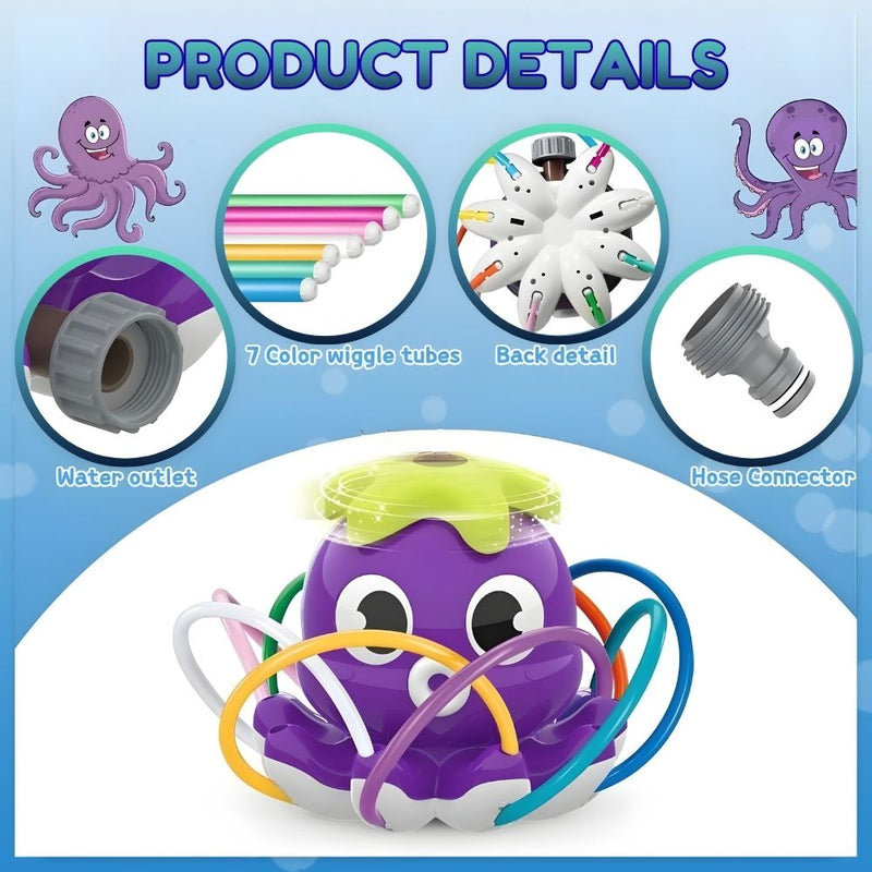 Outdoor Water Play Spray Sprinkler for Kids and Toddlers