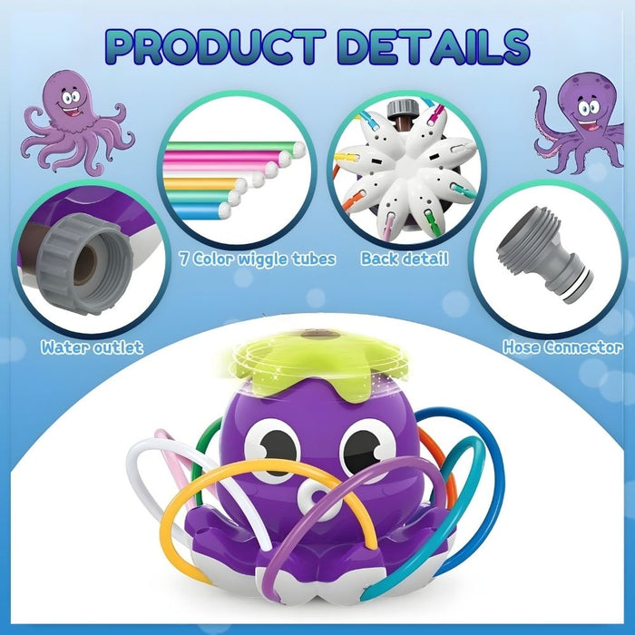 Outdoor Water Play Spray Sprinkler for Kids and Toddlers