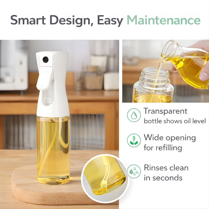 200/300/500ml Oil Spray Bottle Kitchen Oil Mister for BBQ