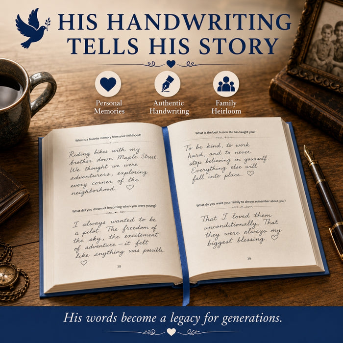 Dad - I Want To Have Your Story Memoir Journal Book
