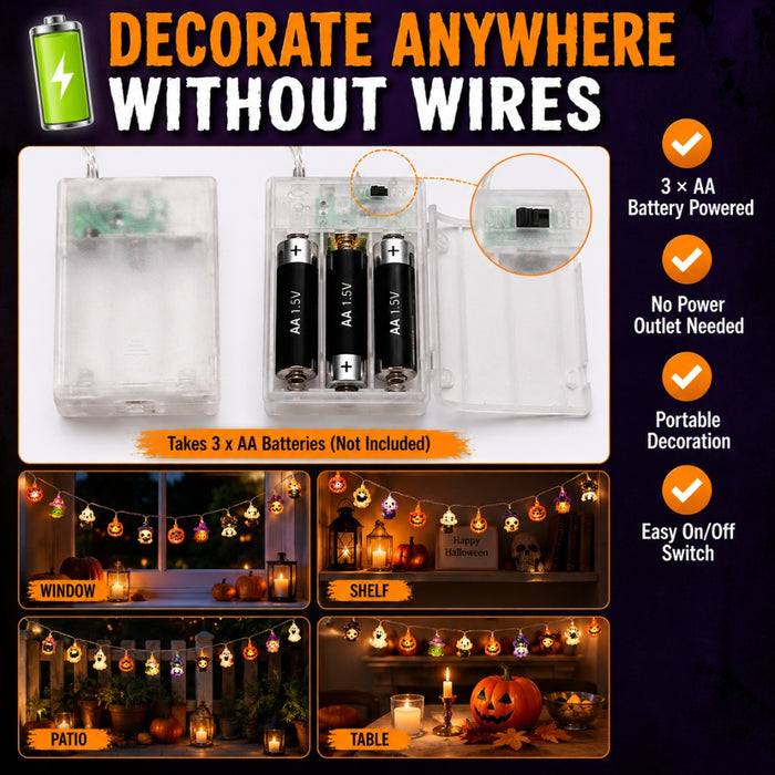 Halloween Decoration LED String Lights