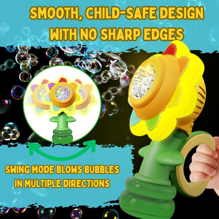 Automatic Sunflower Bubble Machine