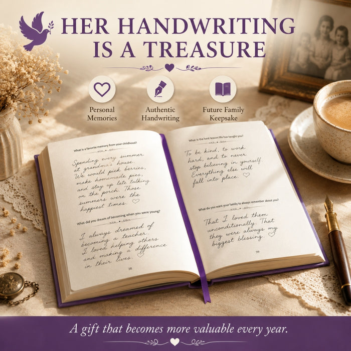 Mom - I Want To Have Your Story Memoir Journal Book