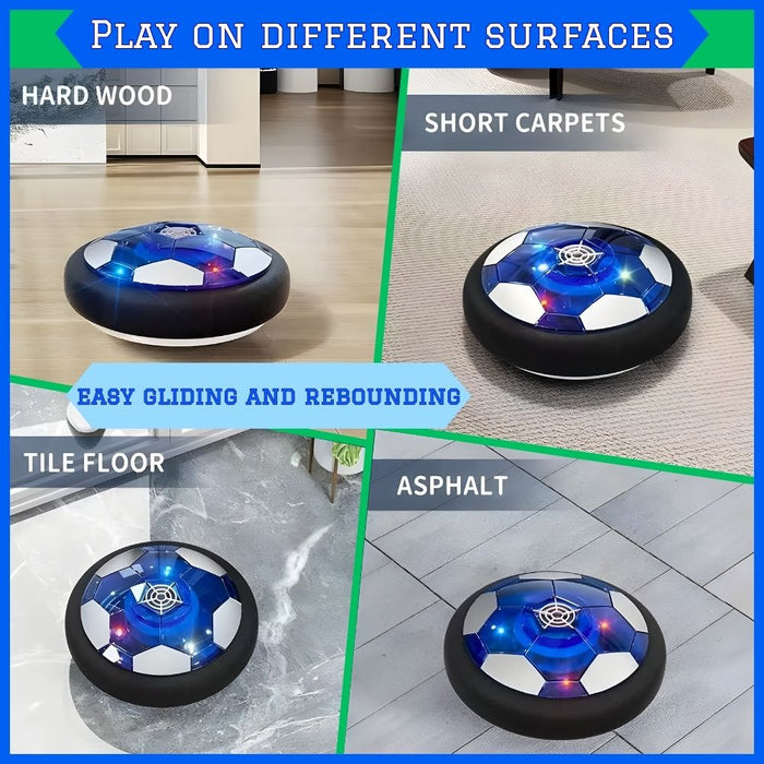 USB Rechargeable Floating Hover Soccer Ball Toy with Colorful LED Lights