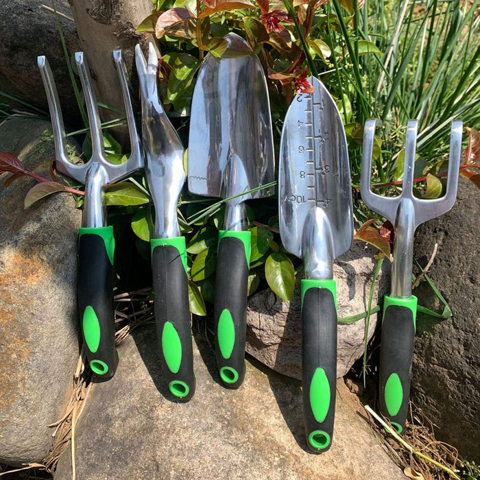 9pcs/set Aluminum Alloy Outdoor Gardening Shovel Set
