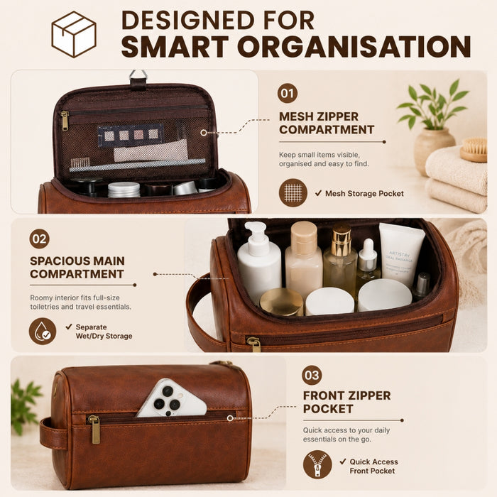 Travel Hanging Cosmetic Toiletry Bag