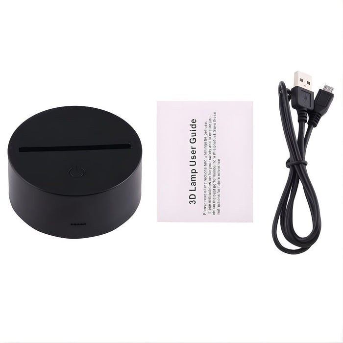 3D Illusion Acrylic LED Unicorn Children's Night Light