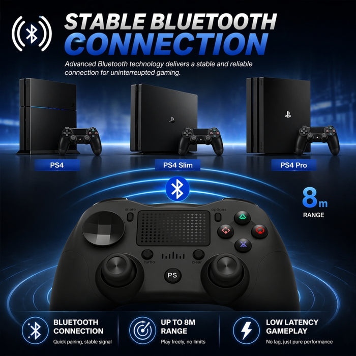 Rechargeable 4th Generation Wireless Gaming Console Controller