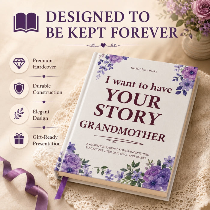 Grandma - I Want To Have Your Story Memoir Journal Book