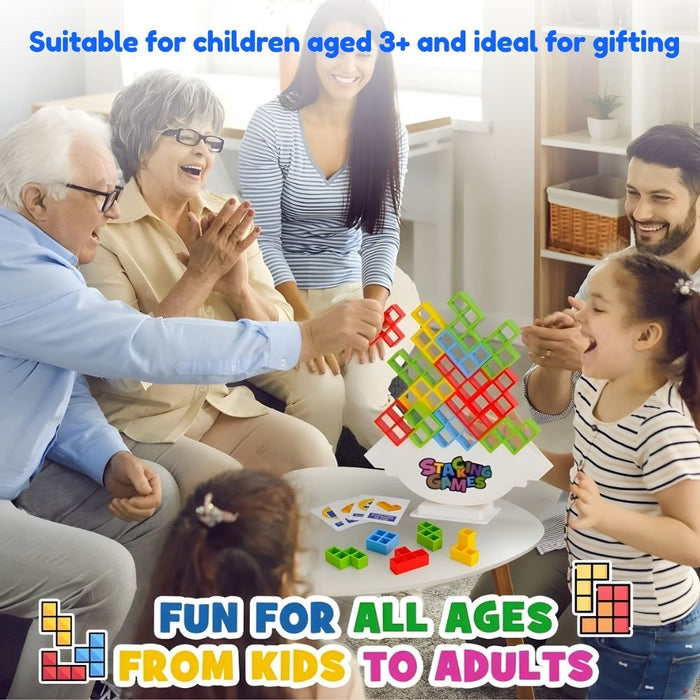 Balance Building Block Stacking Tower Game