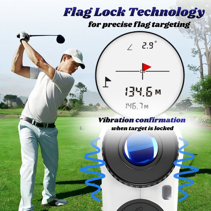 Rechargeable High-Precision Golf Laser Rangefinder 5–1000m