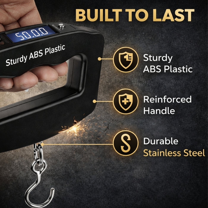 Portable Digital LCD Hanging Hook Luggage Scale