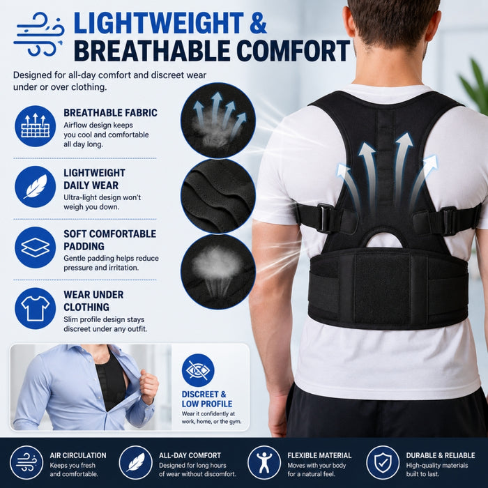Magnetic Posture Corrector Back Support Brace